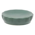 Ceramiczna mydelniczka z reliefowym wzorem Colorama, zielona - 5five