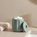 Ceramiczny pojemnik na waciki i patyczki Colorama, zielony - 5five