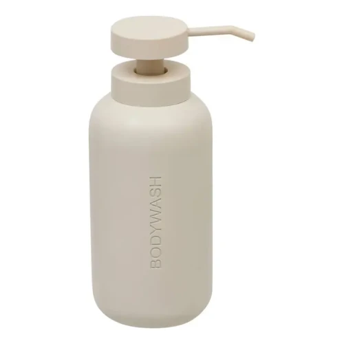 Dozownik na żel pod prysznic 500 ml, beżowy - 5five
