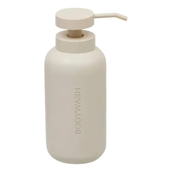 Dozownik na żel pod prysznic 500 ml, beżowy - 5five