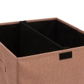 Składany kosz na pranie dwukomorowy Colorama 74L, różowy - 5five