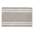 Dywanik łazienkowy w linie ze strukturą kuleczek 80 × 50 cm, taupe - 5five