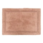 Dywanik łazienkowy bawełniany 75x50 cm, różowy - 5five