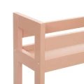 Wąski regał łazienkowy Colorama, różowy - 5five