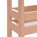 Wąski regał łazienkowy Colorama, różowy - 5five