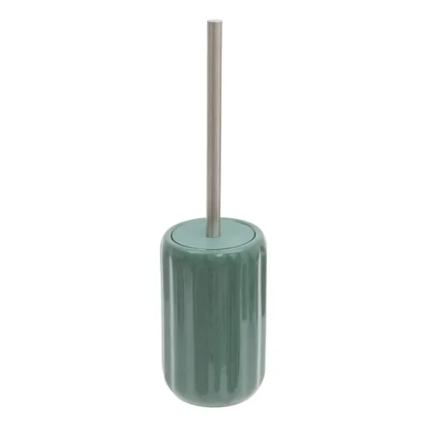 Szczotka do WC ceramiczna z reliefowym wzorem Colorama, zielona - 5five