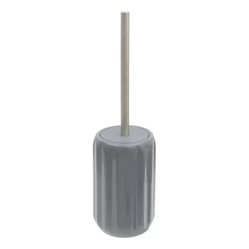 Szczotka do WC ceramiczna z reliefowym wzorem Colorama, szara - 5five