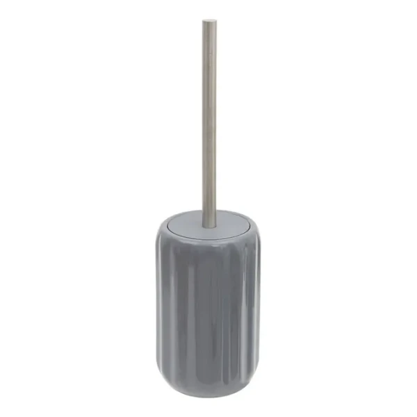 Szczotka do WC ceramiczna z reliefowym wzorem Colorama, szara - 5five