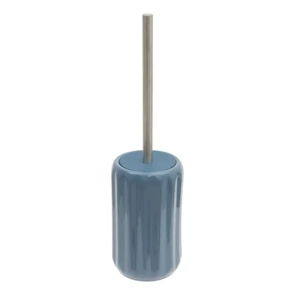 Szczotka do WC ceramiczna z reliefowym wzorem Colorama, niebieska - 5five