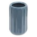 Szczotka do WC ceramiczna z reliefowym wzorem Colorama, niebieska - 5five