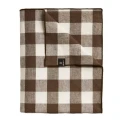 Obrus w kratkę Bettyhill 150x150 cm, brąz Chocolate - Himla