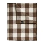 Obrus w kratkę Bettyhill 150x150 cm, brąz Chocolate - Himla