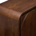 Drewniana komoda z drewna mango 2-drzwiowa Shelty, brązowa - Atmosphera