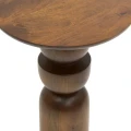 Stolik pomocniczy z drewna mango na jednej nodze Shelty 38 cm, brązowy - Atmosphera