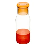 Kolorowa szklana karafka do wody z pokrywką Homy 860 ml, Amber - Atmosphera