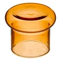 Kolorowa szklana karafka do wody z pokrywką Homy 860 ml, Amber - Atmosphera