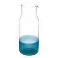 Kolorowa szklana karafka do wody z pokrywką Homy 860 ml, Blue Rose - Atmosphera