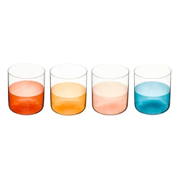 Kolorowe szklanki do wody Homy 350 ml, 4 szt - Atmosphera