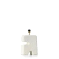 Designerska lampa stołowa z papier-mâché L’Objet 35x32 cm, biała - Bazar Bizar