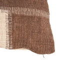 Poszewka dekoracyjna bawełniana patchworkowa z przeszyciami Cocoa 50x70 cm - Bazar Bizar