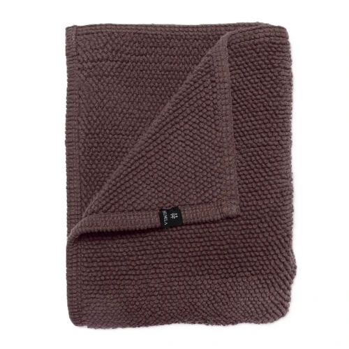 Dywanik łazienkowy z bawełny 60x90 Max Maroon OEKO-TEX - Himla
