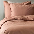 Poszewki na poduszki 63x63 pościel satynowa bawełniana Soul Desert Rose, 2-pak - Himla