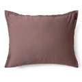 Poszewki na poduszki 63x63 pościel satynowa bawełniana Soul Maroon, 2-pak - Himla