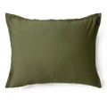 Poszewki na poduszki 63x63 pościel satynowa bawełniana Soul Pine zielone, 2-pak - Himla