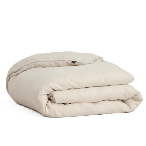 Pościel lniana poszwa na kołdrę 220x220 Sunrise Oatmeal Premium - Himla