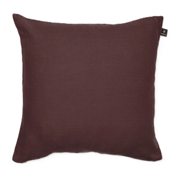 Lniana poszewka dekoracyjna 50x50 Sunshine Burgund - Himla