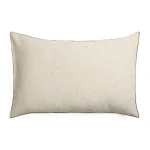 Lniana poszewka dekoracyjna z obszyciem overlock Sunshine 40x60 cm, Oatmeal - Himla