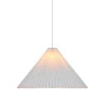 Abażur plisowany stożkowy z papieru Belloy 65 cm, biały - Nordlux