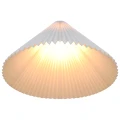 Abażur plisowany stożkowy z papieru Belloy 65 cm, biały - Nordlux