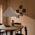 Abażur plisowany stożkowy z papieru Belloy 65 cm, biały - Nordlux