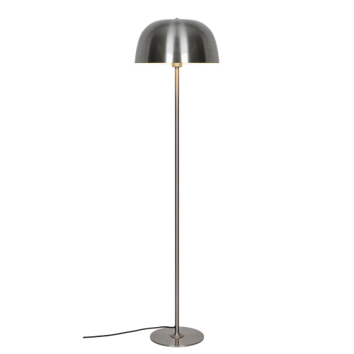 Metalowa lampa podłogowa Cera, stal szczotkowana - Nordlux