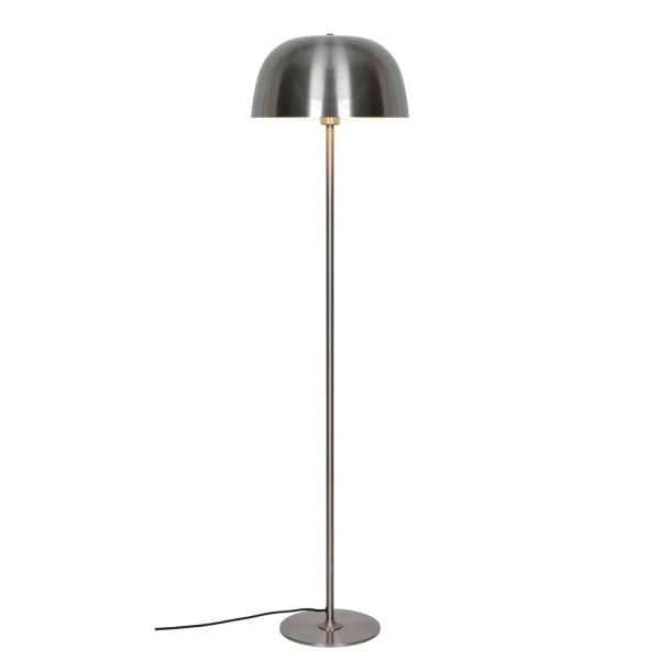 Metalowa lampa podłogowa Cera, stal szczotkowana - Nordlux