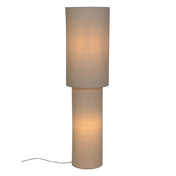 Lampa podłogowa cylindryczna Izara 110 cm, beżowa - Nordlux
