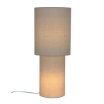 Lampa podłogowa cylindryczna Izara 60 cm, beżowa - Nordlux