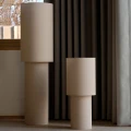Lampa podłogowa cylindryczna Izara 60 cm, beżowa - Nordlux