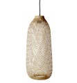 Naturalna długa lampa sufitowa z bambusa BLOOMINGVILLE