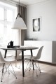 Biała lampa sufitowa wisząca nad stół Strap 36 DESIGN FOR THE PEOPLE BY NORDLUX