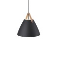 Designerska lampa wisząca Strap 36, czarna - DFTP by Nordlux