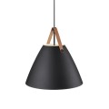 Czarna lampa wiszaca designerska Strap 48 DESIGN FOR THE PEOPLE BY NORDLUX