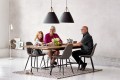 Czarna lampa sufitowa Strap 48 DESIGN FOR THE PEOPLE BY NORDLUX