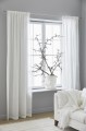 Zasłony lniane na taśmę 145x290 biały Dalsland White 1 szt HIMLA