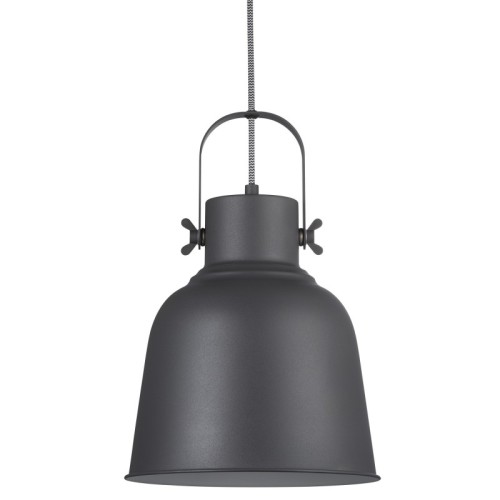 Czarna metalowa lampa sufitowa Adrian 25 NORDLUX