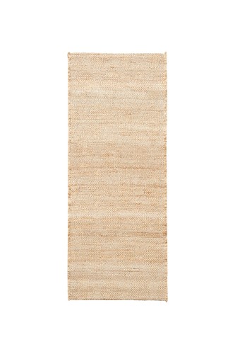 Naturalny dywan chodnik Mara 130x85 w romby z juty i bawełny - HOUSE DOCTOR