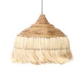 Duża lampa sufitowa z trawy morskiej Abaca Hoola L z trawy BAZAR BIZAR