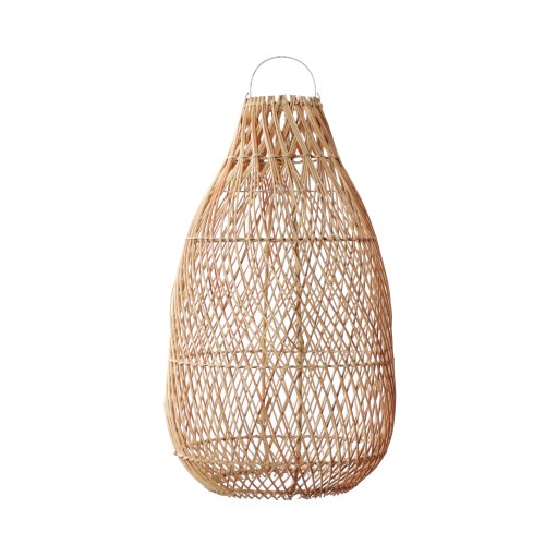 Rattanowy abażur do lampy sufitowej Kendi 60 - Bazar Bizar