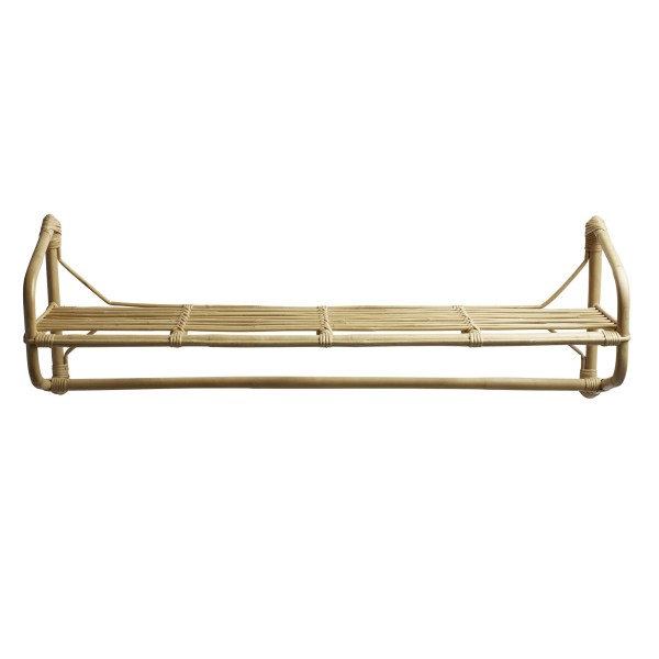 Wieszak rattanowy z półką - TINE K HOME